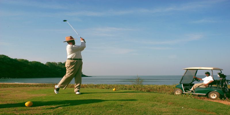 Golfing At Beach - Goa 